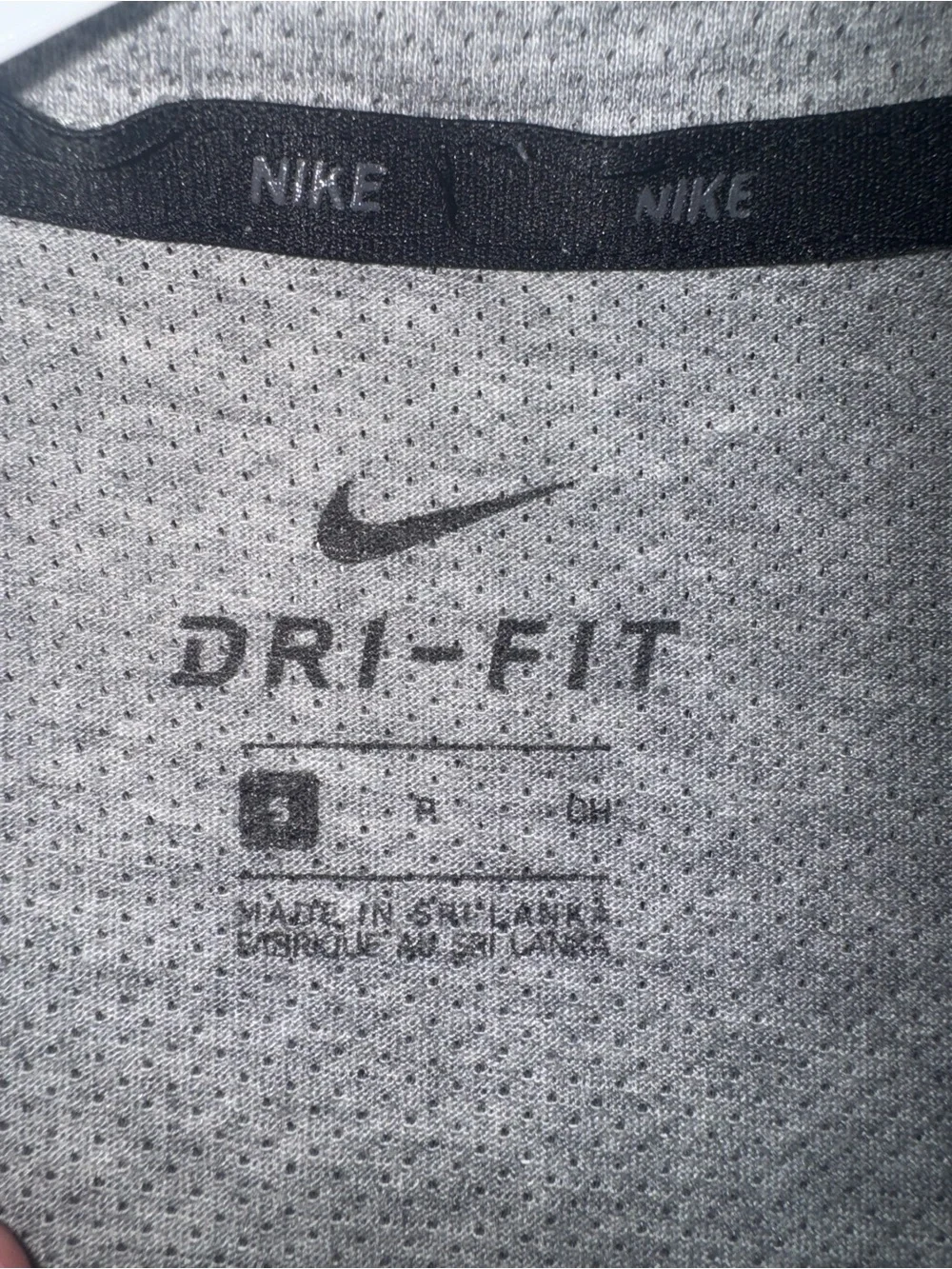 Nike Grey Dri-FIT Logo Tee
